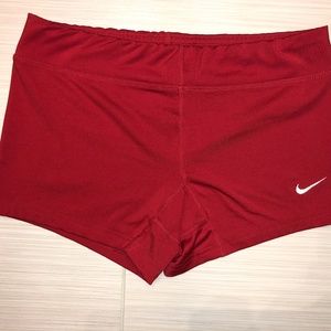 Red Nike DriFit Spandex